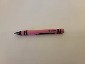 Vintage 1990 Brinney Smith Crayola Crayon Retired Color Single Fuchsia USA - Picture 1 of 6