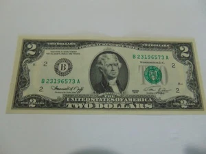 1976 2 $ Bicentenial New York Federal Reserve Bank Stempelglanz Schein - Bild 1 von 2