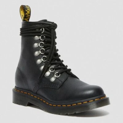 DR. MARTENS Dr Martens Doc 8 agujeros 1460 con cordones negro Virginia 27244001