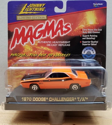 Johnny Lightning 1970 Dodge Challenger T/A Magmas Diecast 1:43 Orange - Image 1 of 4
