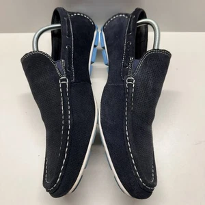 Kenneth Cole Reaction Light Traffic Blue Suede Driving Loafers Men’s Size 11 M - Picture 1 of 9