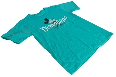 Disney Boys Disneyland Resort Mickey Mouse Graphic Teal Shirt Size Medium - Image 1 of 3