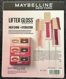 Maybelline Lifter Gloss Set , Gummy Bear, Bubble Gum, Taffy 0.18 fl oz Hydration - Picture 1 of 5