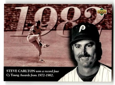 1994 Upper Deck All-Time Heroes #124 Steve Carlton Baseball Card - Image 1 of 2