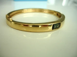 Pierre Lang Armband GO gold Gr. M  Zirkonia grün, selten - Bild 1 von 5