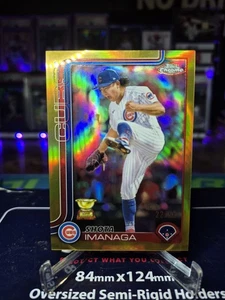 Shota Imanaga 2025 Topps Chrome Gold Refractor /50 - Bild 1 von 9