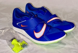 NIKE Rival Jump Long Triple High Pole Racer Blue Track Shoes 8.5 9 10 10.5 11 14 - Picture 1 of 15