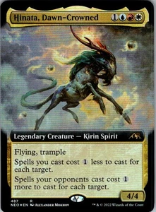 Hinata, Dawn-Crowned (Extended Art) R Kamigawa: Neon Dynasty 487 NM - Picture 1 of 1