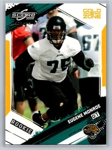 2009 Score Inscriptions #338 Eugene Monroe Rookie Gold Zone #/50 Jaguars H47 - Picture 1 of 2