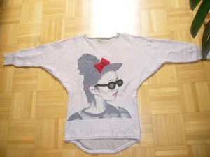 extravaganter Pullover Pulle mit tollem Motiv Gr. 38/40 M - Bild 1 von 2
