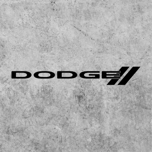RACING STRIPE DODGE [VINYL STICKER]-for CAR WINDOW LAPTOP FOLDER PICK COLOR SIZE - Bild 1 von 6