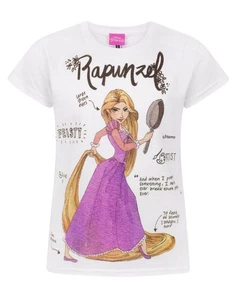 Camiseta blanca de manga corta Disney para niñas - Imagen 1 de 4