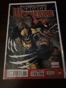 Savage Wolverine #6 (Marvel Comics August 2013) Vf Spider-Man - Picture 1 of 6