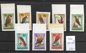 HUNGARY @ 1962 BIRDS OF PREY MNH AIR MAIL €150.00 Nice Prized @Imp.144A - Picture 1 of 1