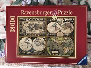 Ravensburger 18,000 Piece Historical World Maps New!