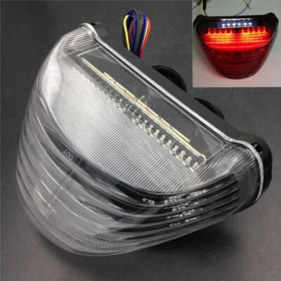 Luz LED transparente de señal de giro de freno trasero para Kawasaki Ninja ZX12R ZX-12R 2000-2005 Foto 1 de 4