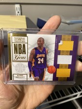 2009 2010 NATIONAL TREASURES KOBE BRYANT 3x PATCH 3 COLOR /99 Inaugural Year!