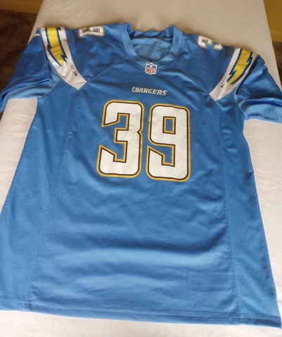 Nike NFL Players On Field Jersey Los Angeles Chargers Woodhead 39 Size L Cover