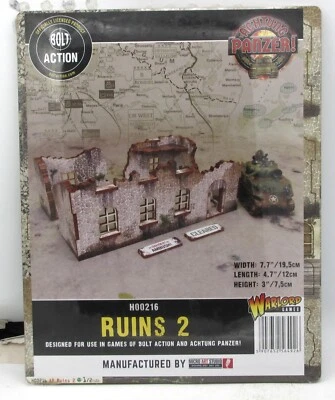 Micro Art Studio H00216 Ruins 2 (Bolt Action/Achtung Panzer!) Terrain Building - Image 1 of 2