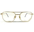 Luxottica P 1004 Gp Eyeglasses Frames Gold Round Full Rim 56 19 140