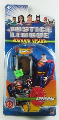 Figura de acción Superman Justice League Mission Vision 2003 de colección ¡NUEVA! Precintado Foto 1 de 2