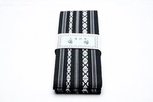 DEAR VANILLA JAPANESE KAKU OBI MEN'S KIMONO SASH BELT AUTHENTIC JAPAN ORIGINAL - Picture 1 of 10