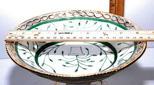 Beautiful CCIB Ceramic Pedestal Fruit Compote Candy Dish Multi-Color - Picture 1 of 5