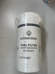 Filtro de cartucho separador de agua combustible internacional para LT, HX, HV, RH, Prostar - Imagen 1 de 3