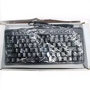 Black MCK-90 Multimedia USB Mini Keyboard with Two USB Ports WITH MANUAL - Picture 1 of 7