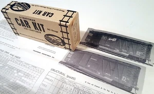 TRACKSIDE INDUSTRIES 40ft AUTOMOBILE BOXCAR CB&Q BURLINGTON HO SCALE VINTAGE 60s - Picture 1 of 4