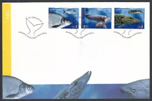 Finland Over First Day FDC Yvert 1598/1600 Fish Helsinki 2003 - Picture 1 of 1