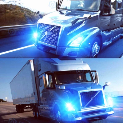 For Volvo VN VNL VNM Truck 630 670 730 780 2004-15 8000K LED Headlight Hi/Lo 4x - Image 1 of 4