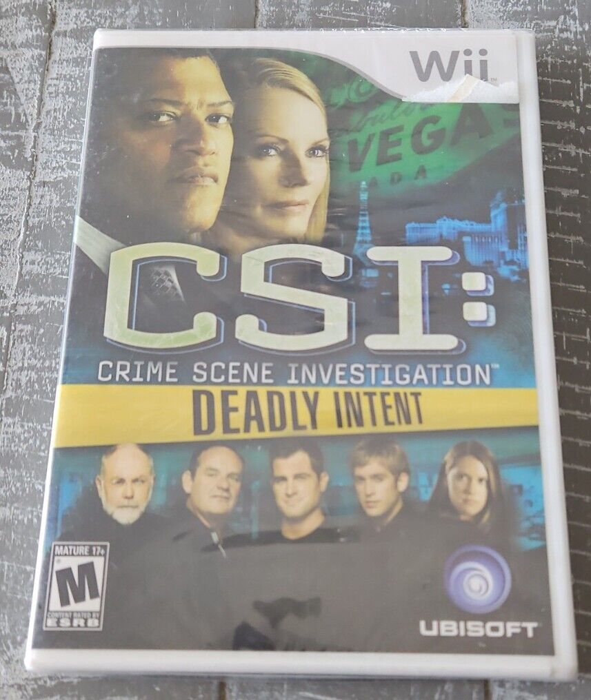 CSI: Crime Scene Investigation - Deadly Intent (Nintendo Wii, 2009) NEW SEALED