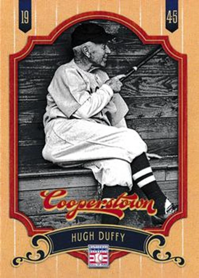 Panini Cooperstown #27 2012 Hugh Duffy Boston Beaneaters Salón de la fama Foto 1 de 1