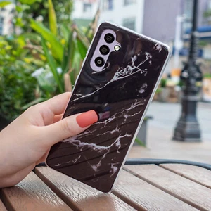 Elegant Marble Patterns Shockpoof Phone Case For Samsung Galaxy A05 A15 A35 A24 - Picture 1 of 48