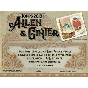 2018 Topps Allen & Ginter - Pick Your Card! Complete Your Mini Set!