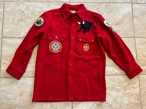 Camisa Chaqueta De Lana De Colección Boy Scouts of America Scouts Ranch Para Hombres M EE. UU. - Imagen 1 de 8