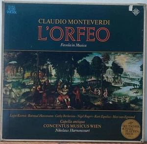 Claudio Monteverdi, L'Orfeo, Nikolaus Harnoncourt 12” Vinyl LP Record - Bild 1 von 5