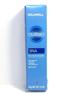 Goldwell Colorance Demi-Permanent - 9NA Very Light Natural Ash Blonde, 2.1 oz - Picture 1 of 2