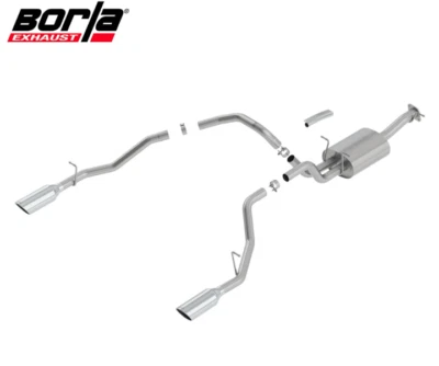 Borla S-Type 3'' Cat-Back Exhaust w/ Chrome Tips For 2019-2024 RAM 1500 5.7L V8 Foto 1 de 4