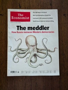The Economist Magazine - Feb 24th - 2nd March 2018. "The Meddler" - Picture 1 of 3