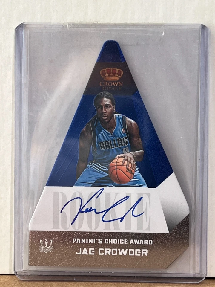 Jae Crowder 2012-13 Crown Royale Rookie Panini's Choice Award Autograph #/49 SP - Image 1 of 1