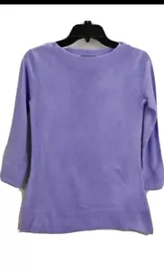 Karen Scott Womens Sweater Size X Large Purple Boatneck Pullover - Picture 1 of 6