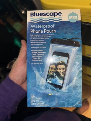 Bolsa universal impermeable para teléfono Bluescape; negra y transparente Foto 1 de 2