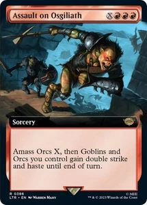 Magic The Gathering Assault on Osgiliath 386 arte extendido raro El Señor de los Anillos - Imagen 1 de 1