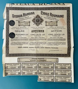 Steaua Romana, S.A. Pentru Industria Petroleului. 1906 500 Lei - Bild 1 von 1