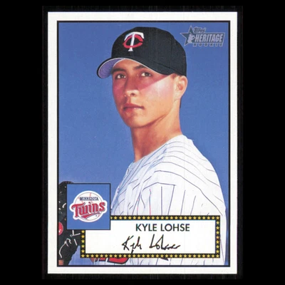 Kyle Lohse Rookie #250 2001 Topps Heritage Minnesota Twins Baseball Card MLB NM - Image 1 of 3