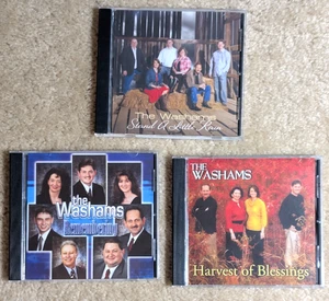 The Washams: Remembering, Harvest of Blessings, Stand a Little Closer (3-CD LOT) - Bild 1 von 3