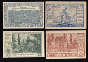 PRAM - AUSTRIA NOTGELD - 10, 30, 50, 70 Heller - Picture 1 of 2