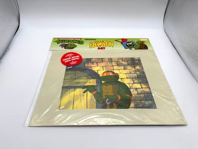TMNT - 莱昂纳多原版动画艺术单元全新带真品证书米开朗基罗 — 第 1/3 张图片